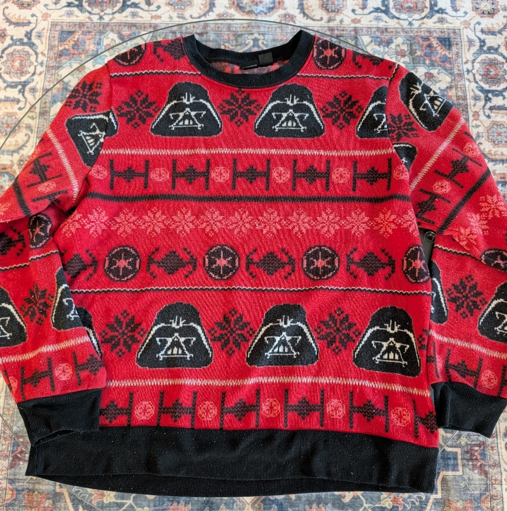 Star Wars Red and Black Sweater